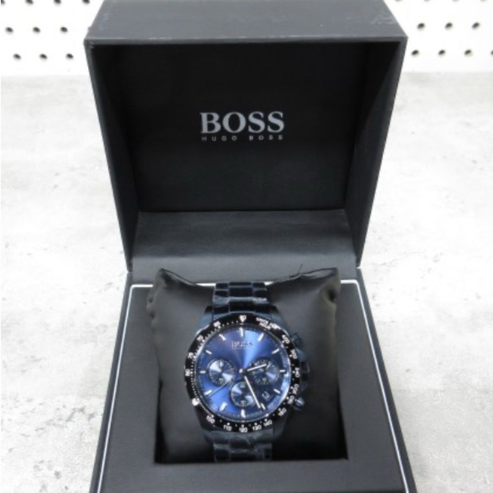 Hugo Boss Midnight Blue Chronograph Timepiece
